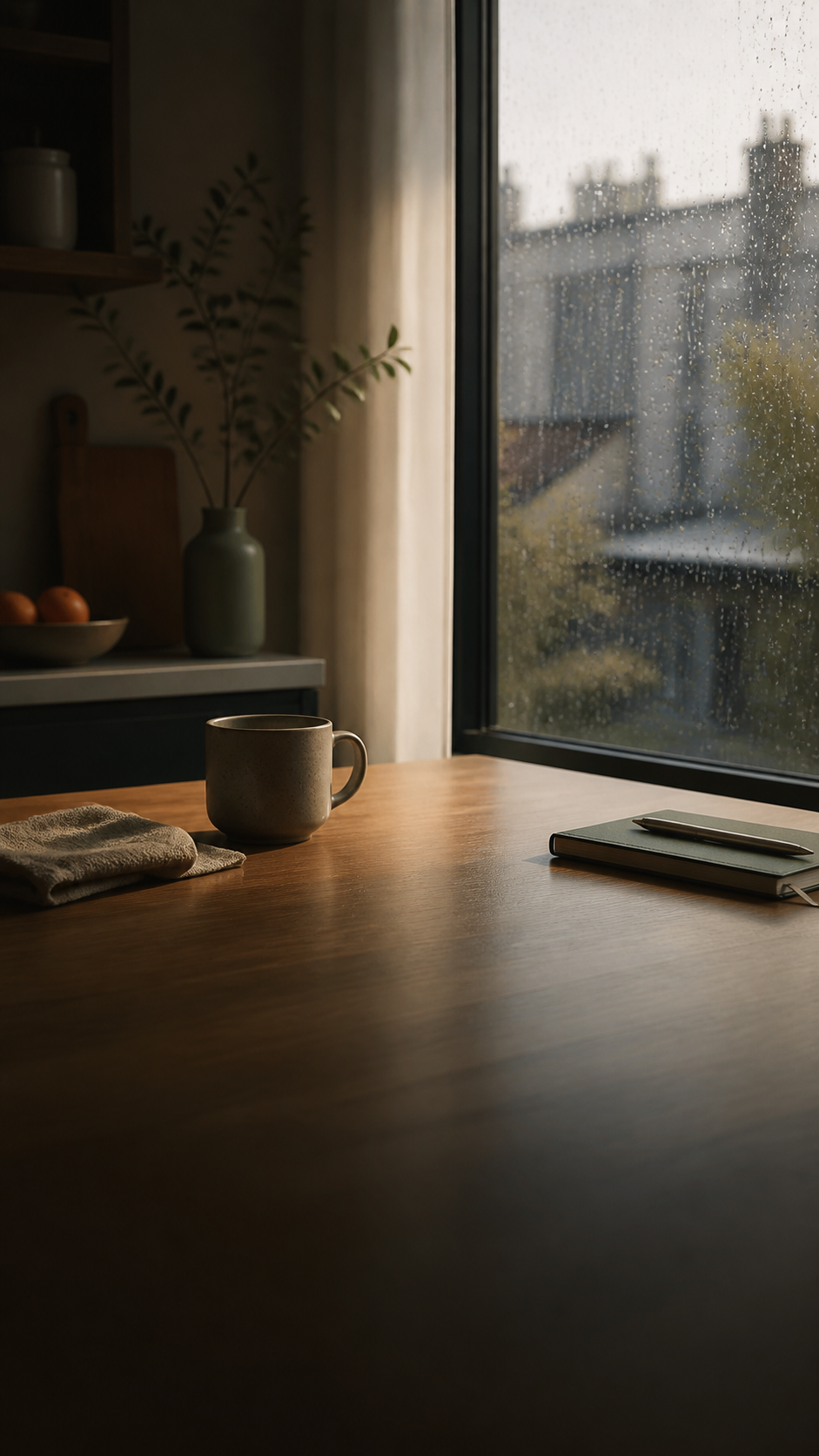Rainy kitchen table preview