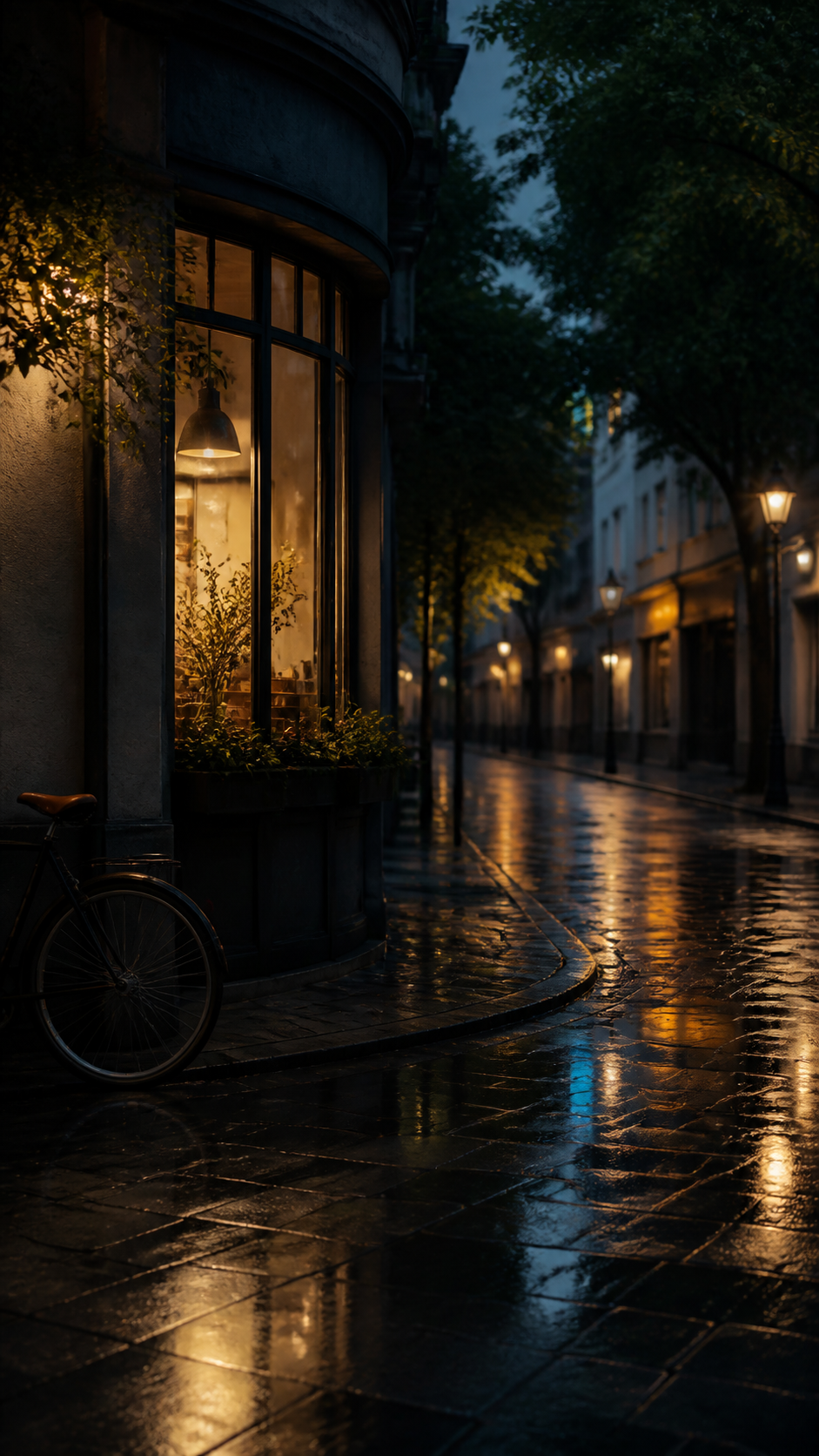 Quiet evening street preview